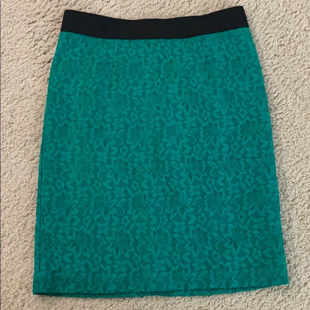 Cute Emerald Green Alfani Pencil Skirt